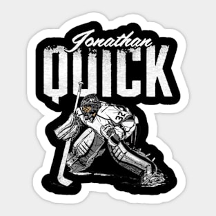 jonathan quick retro Sticker